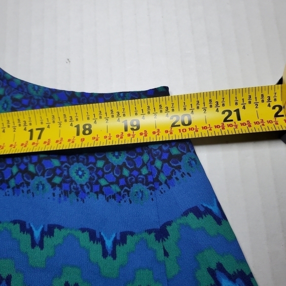 Express Tapestry Mixed Pattern Tank Sz S - Picture 8 of 9